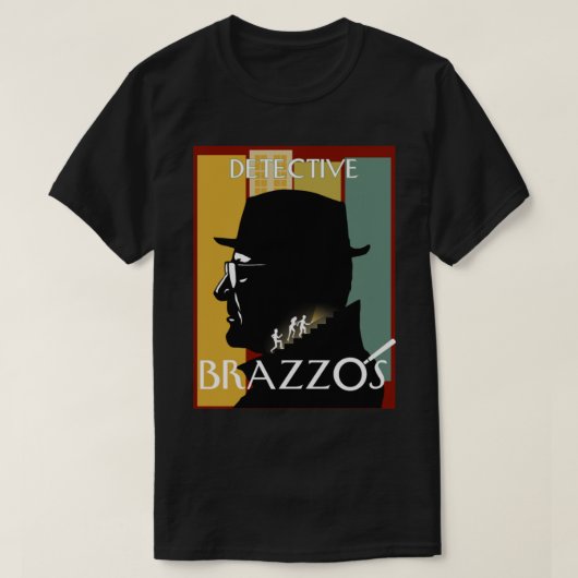 ブラゾス刑事 Tシャツ (デザイン正面)