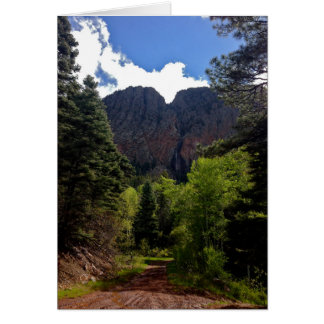 ブラゾス川のEl Chorroの滝。 ニューメキシコ