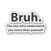 ブラタイポグラフィブラ シール (正面)