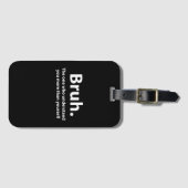 ブラタイポグラフィブラ ラゲッジタグ (正面横)