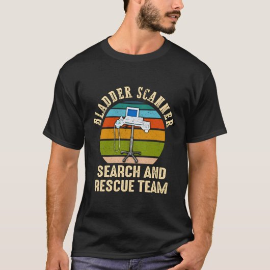 ブラダスキャナーの検索と救助チームMed Surg Er Tシャツ (正面)
