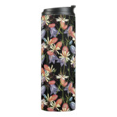 ブラダーキャンピングベル:水色フローラ タンブラー (回転左)