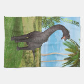 ブラチオサウルス恐竜 キッチンタオル (横)