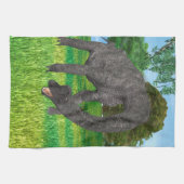 ブラチオサウルス恐竜 キッチンタオル (横)