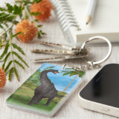 ブラチオサウルス恐竜 キーホルダー (正面右)