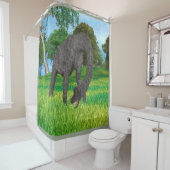 ブラチオサウルス恐竜 シャワーカーテン (インサイチュ)