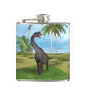ブラチオサウルス恐竜 フラスク (正面)
