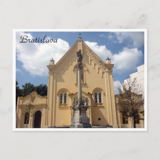 ブラチスラバカプチ縁どン ポストカード (正面)