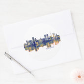 ブラチスラバスカイライン ラウンドシール (封筒)