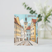 ブラチスラバスロバキアへの旅行 ポストカード (スタンド正面)