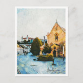 ブラチスラバスロバキア美しい油絵を描の横景 ポストカード (正面)