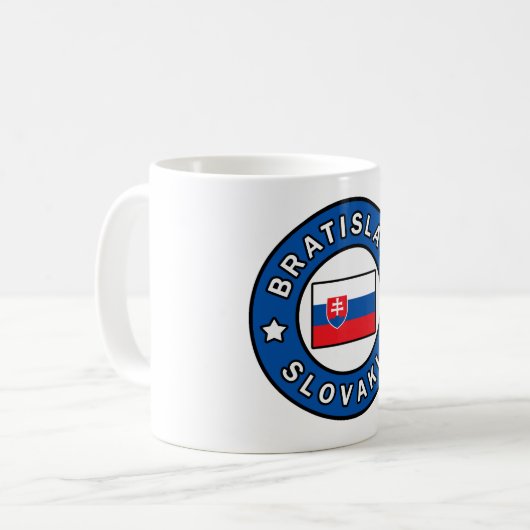 ブラチスラバスロバキア コーヒーマグカップ (正面左)