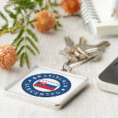 ブラチスラバスロベニア キーホルダー (側面)