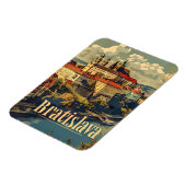 ブラチスラバ旅行とヴィンテージ マグネット (左側)