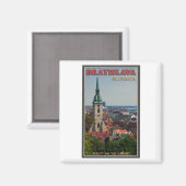 ブラチスラバ都市景観 マグネット (正面/裏面)