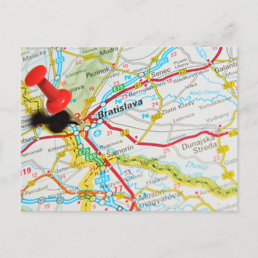 ブラチスラバ、スロバキア ポストカード (正面)