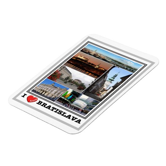 ブラチスラバ – 私の愛 – スロバキア – 磁石 (左側)