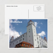 ブラチスラヴァ城スロバ縁ど ポストカード (正面/裏面)