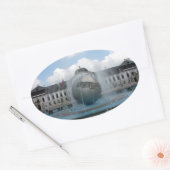 ブラチスラヴァ草原 楕円形シール (封筒)