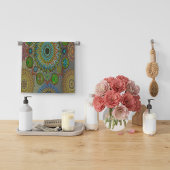 ブラチュラ記号曼荼羅の爪 キッチンタオル