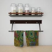 ブラチュラ記号曼荼羅の爪 キッチンタオル