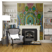 ブラチュラ記号曼荼羅の爪 タペストリー