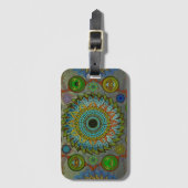 ブラチュラ記号曼荼羅の爪 ラゲッジタグ (正面縦)