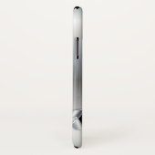 ブラッおもしろいシュ仕上げメタルと弾丸穴 Case-Mate iPhoneケース (裏面/右)