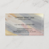 ブラッきらめくストローク組成 名刺 (裏面)