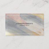 ブラッきらめくストローク組成 名刺 (正面)