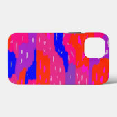 ブラッはっきりしたシュストローク抽象芸術プリント Case-Mate iPhoneケース (裏面 (横))