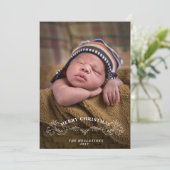 ブラッエレガントクホリデーフォトカード シーズンカード (スタンド正面)