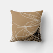 ブラッエレガントク&タン抽象デザイン装飾用クッション クッション (裏面)