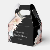 ブラッエレガントク&パステルボホブライダルシャワー フェイバーボックス (正面サイド)
