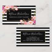 ブラッエレガントク·ピモダンンク·フローラ 名刺 (正面/裏面)