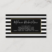 ブラッエレガントク·ピモダンンク·フローラ 名刺 (裏面)