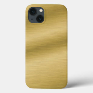 ブラッエレガントシュフェイク金ゴールド iPhone 13ケース