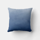 ブラッエレガントシュブルーとモノグラムシンプル金ゴールド クッション (裏面)