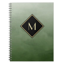 ブラッエレガントシュ緑、金ゴールドモノグラシンプルム