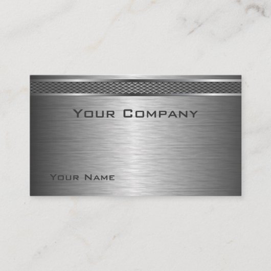 ブラッエレガントシュ銀企業の名刺 名刺 (正面)