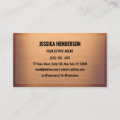 ブラッエレガントシュ銅製名刺 名刺 (裏面)