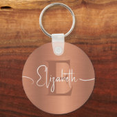 ブラッエレガントシュ銅金ガーリー属 キーホルダー (正面)
