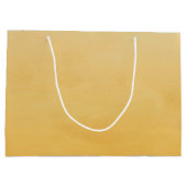 ブラッエレガントシュ黄色の金ゴールドモノグラム ラージペーパーバッグ (裏面)