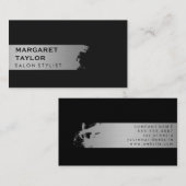 ブラッエレガントシュ/ブラック 名刺 (正面/裏面)