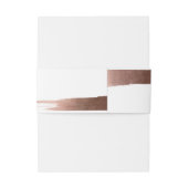 ブラッエレガントドバラシンプルモダン結婚金ゴールド 招待状ベリーバンド (裏面例)