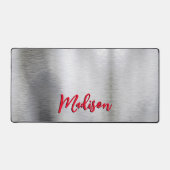 ブラッエレガントド金属デジタル3Dモノグラム デスクマット (正面)