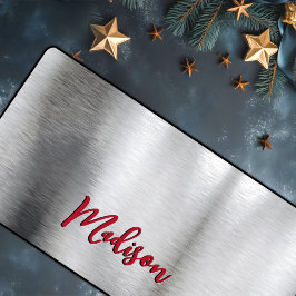 ブラッエレガントド金属デジタル3Dモノグラム デスクマット