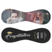 ブラックおめでとう卒業2写真 ソフトボール (パネル)