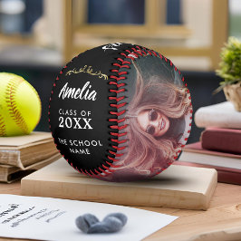 ブラックおめでとう卒業2写真 ソフトボール