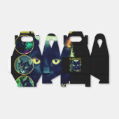 ブラックおもしろい猫好きフェイクBootleg 90sグラフィック フェイバーボックス (折り畳みなし)